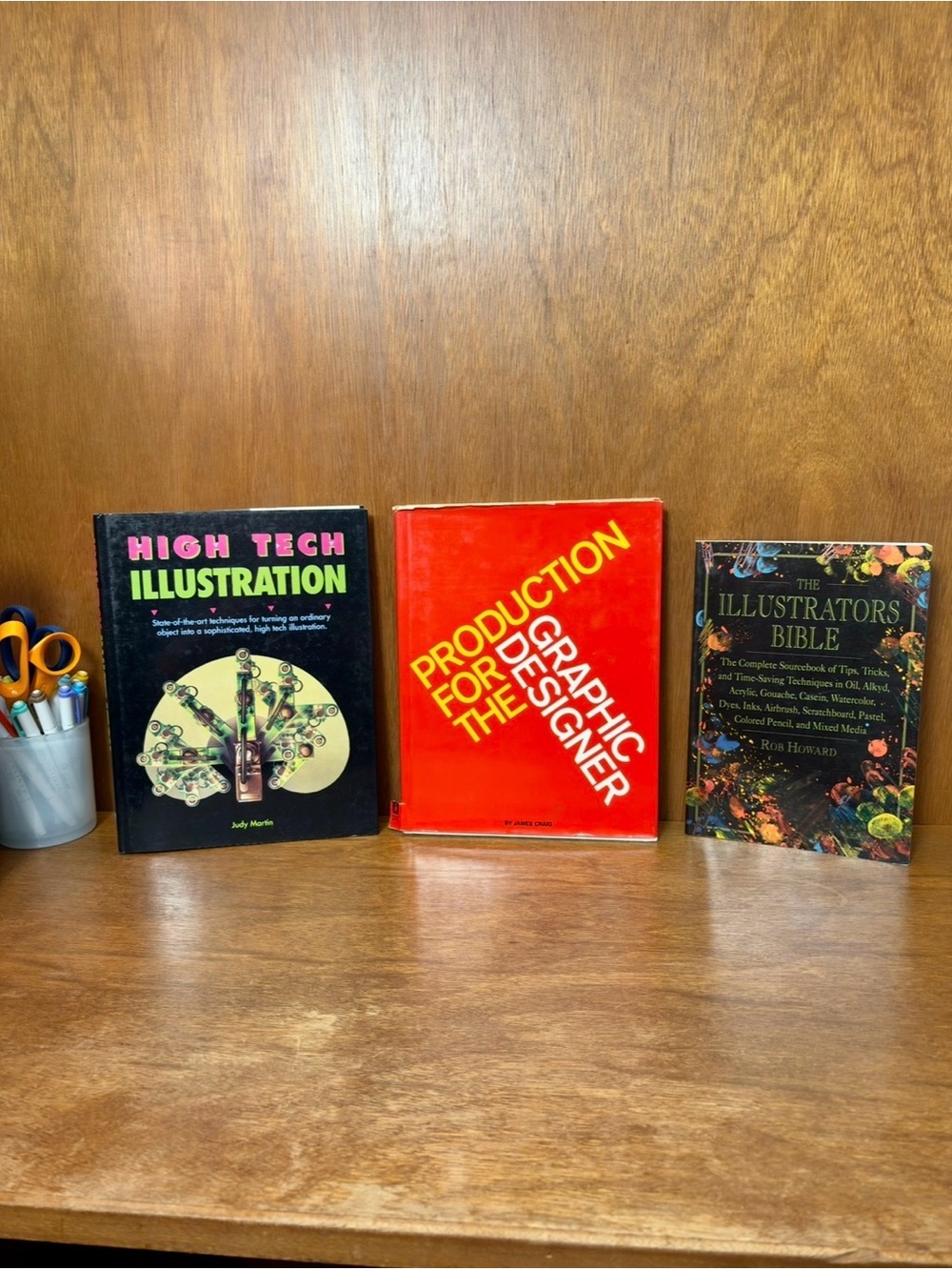 Vintage Graphic Design & Illustration Books (set of 3)